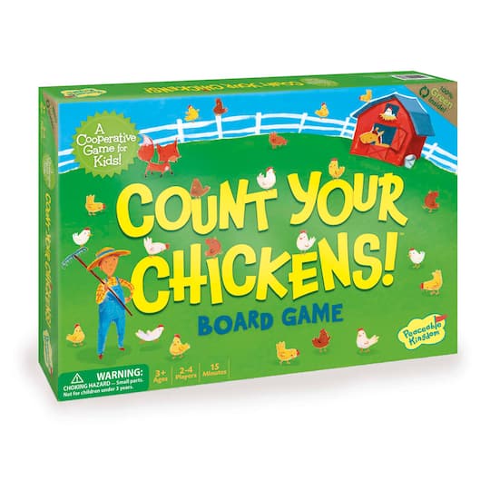Peaceable Kingdom&#x2122; Count Your Chickens Cooperative Board Game